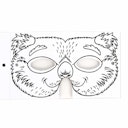 Vorschaubild Tierische Masken zum Ausmalen