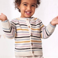 Klassischer Cardigan Knopfleiste