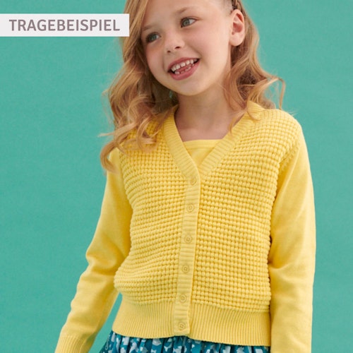 Strickjacke Ripp-Bündchen