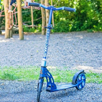 Alu Scooter ab 6 Jahre 35-100kg 205mm-Rädern blau