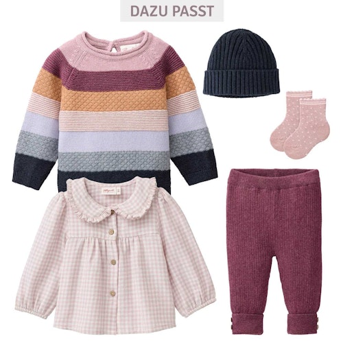 Bequeme Strickhose Rippstrick