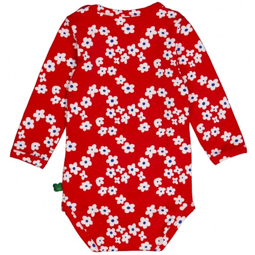 Elastischer Body langarm Blumen