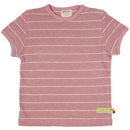 Leichtes Leinen Shirt kurzarm Streifen