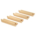 Vorschaubild Mittlere Gerade Gleise A 4 Stück 14,4 cm lang