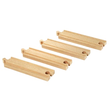 Mittlere Gerade Gleise A 4 Stück 14,4 cm lang