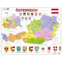 Lernpuzzle Österreich Karte für Kinder ab 6 Jahre