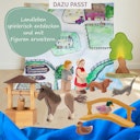 Vorschaubild Pony Holzfigur 10,5 cm