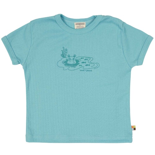 Weiches T-Shirt Rippe Känguru