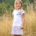 Vorschaubild Sommer Shirt Schmetterling-Druck