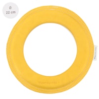 Grosser super weicher Wurfring LOOP Frisbee honey-gelb
