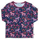 Vorschaubild Langarmshirt Pferde blau