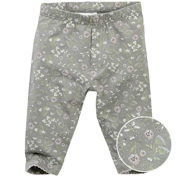 Elastische Leggings Frühlingswiese khaki
