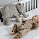 Vorschaubild XL Kuscheltier & Wärmekissen Elefant 46 Dinkelspelz