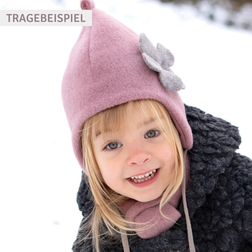 Fleece Mütze doppellagig