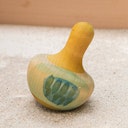 Vorschaubild Riesenkreisel Holz ab 10 Monate Flowing yellow bird Durchmesser 7,2 cm