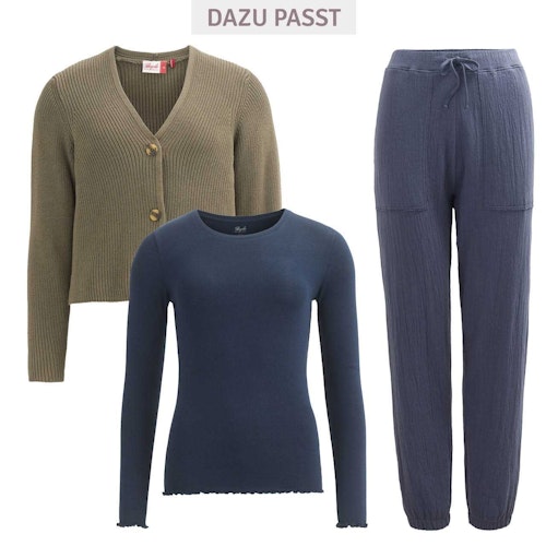 Kurze Damen Strickjacke
