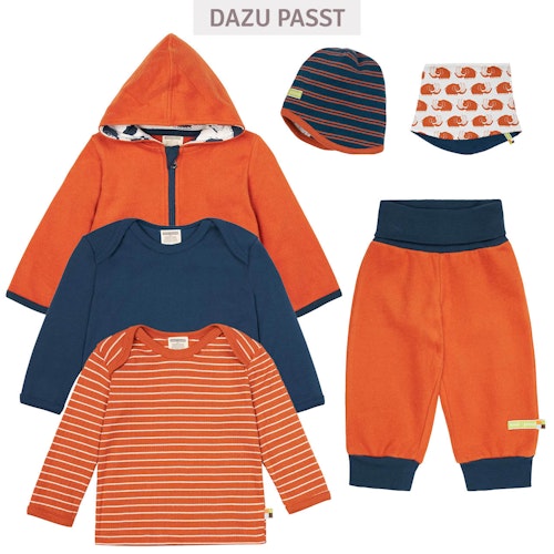 Wende Schlauchschal Fleece marine