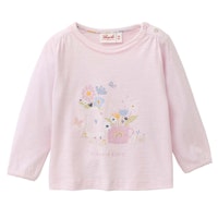 Süßes Langarmshirt Frühlingsprint