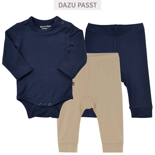 Langarm Body aus super weicher Bambus-Viskose