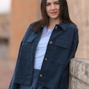 Vorschaubild Damen elastische Twill Jacke