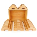 Vorschaubild 40 Treppenklötze natur im Holzrahmen
