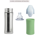 Vorschaubild Pura kiki Edelstahl Trinklernflasche ab 6 M -  grün