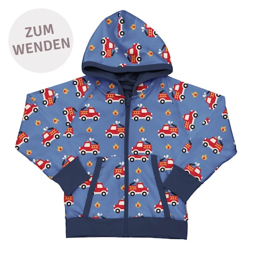 Kapuzenjacke zum Wenden Regenbogen