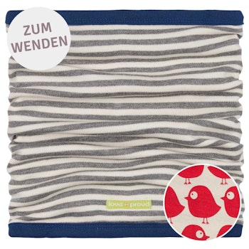 Wende Schlauchschal Ringel grau