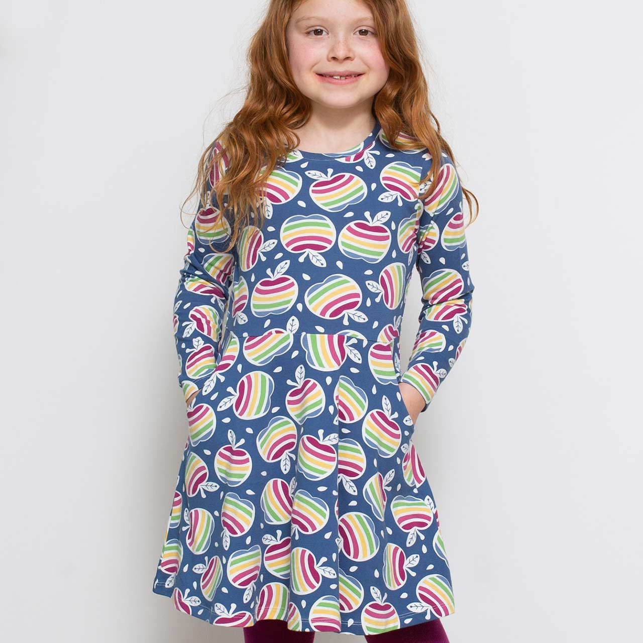 Kleid Kite langarm Motiv