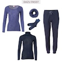 Vorschaubild Damen Wolle Seide Langarmshirt
