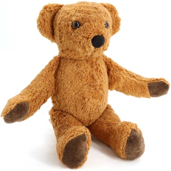 Bär Schnuckel ein Schlenkertier 30 cm - haselnuss braun