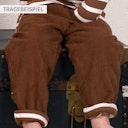 Vorschaubild Krempelhose Cord warm