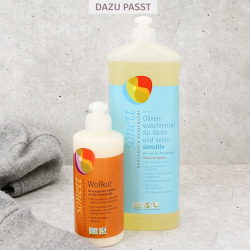 Wollkur zur Rückfettung beanspruchter Wolltextilien – 300 ml