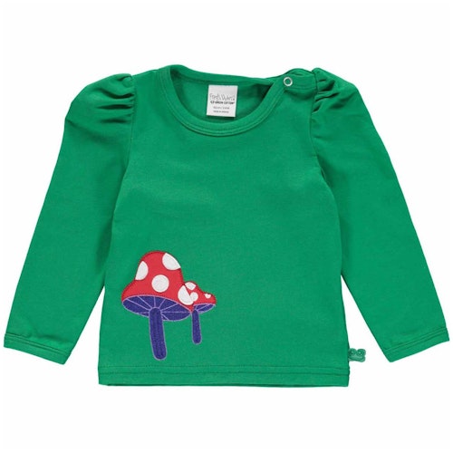 Dehnbares Langarmshirt Fliegenpilz