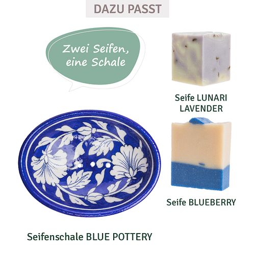 Lavendelseife LUNARI mit ätherischen Ölen 120 g