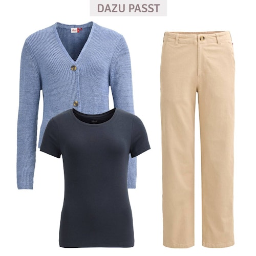 Kurze Damen Strickjacke