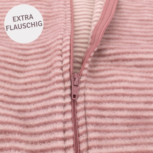 Babyschlafsack Wollplüsch mit Füßen und Ärmeln