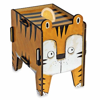 Spardose und Sammelbox – 2in1 Twinbox Tiger