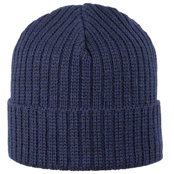 Erwachsenen Umschlag Beanie Wolle marine