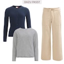Vorschaubild Damen Rippstrick Cardigan