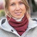 Vorschaubild Bordeaux Schlauchschal Strick gross 8-99 Jahre
