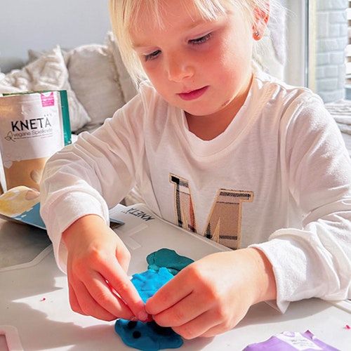 KNETÄ® Set aus Knete, Stempeln und Rolli