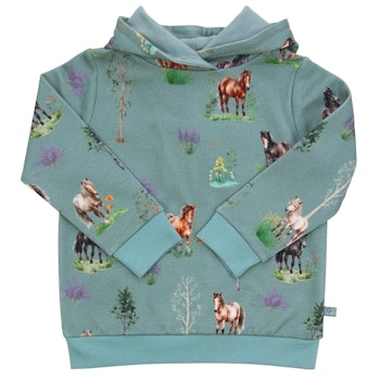 Kapuzenpullover Blumen-Design pink
