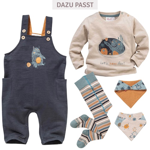 Wende Dreiecktuch Monster taupe