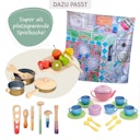 Vorschaubild Spieltuch Bio-Baumwolle Spielküche 100 x 100 cm