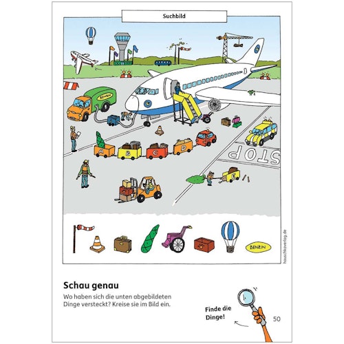 Kindergarten Rätselblock ab 4 Jahre