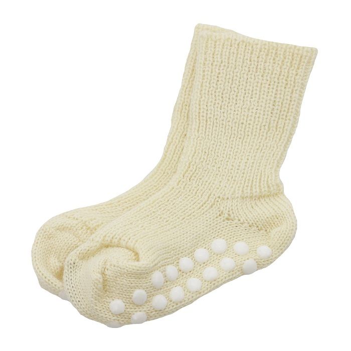 Socken Hirsch Natur Schurwolle