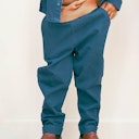 Vorschaubild Robuste Twill Hose jeansartig