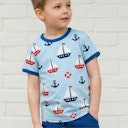 Vorschaubild T-Shirt kurzarm mit Alloverprint 