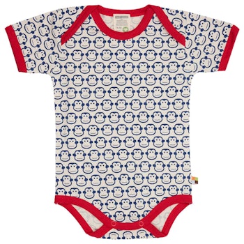 Body kurzarm Affen marine